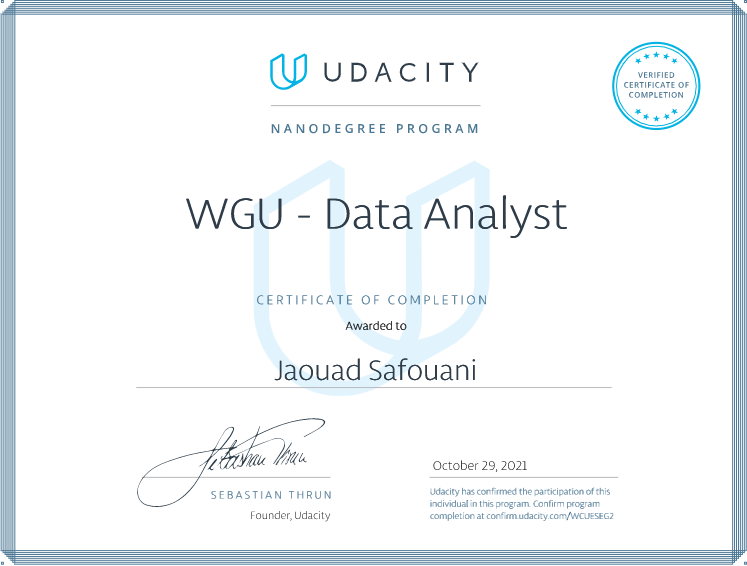 Udacity Data Analyst